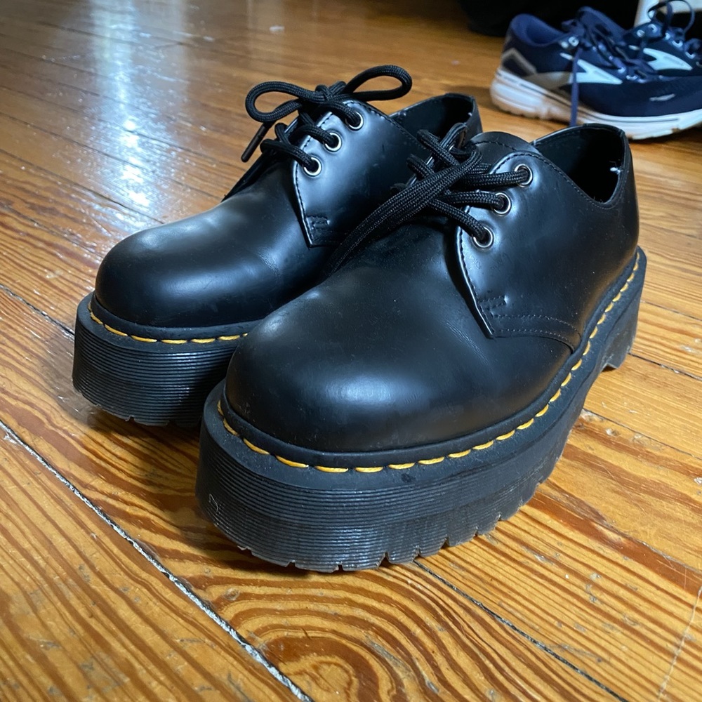 Dr. Martens 1461 SMOOTH LEATHER PLATFORM SHOES